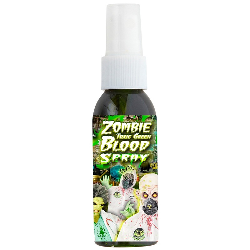 Green spray blood for zombies