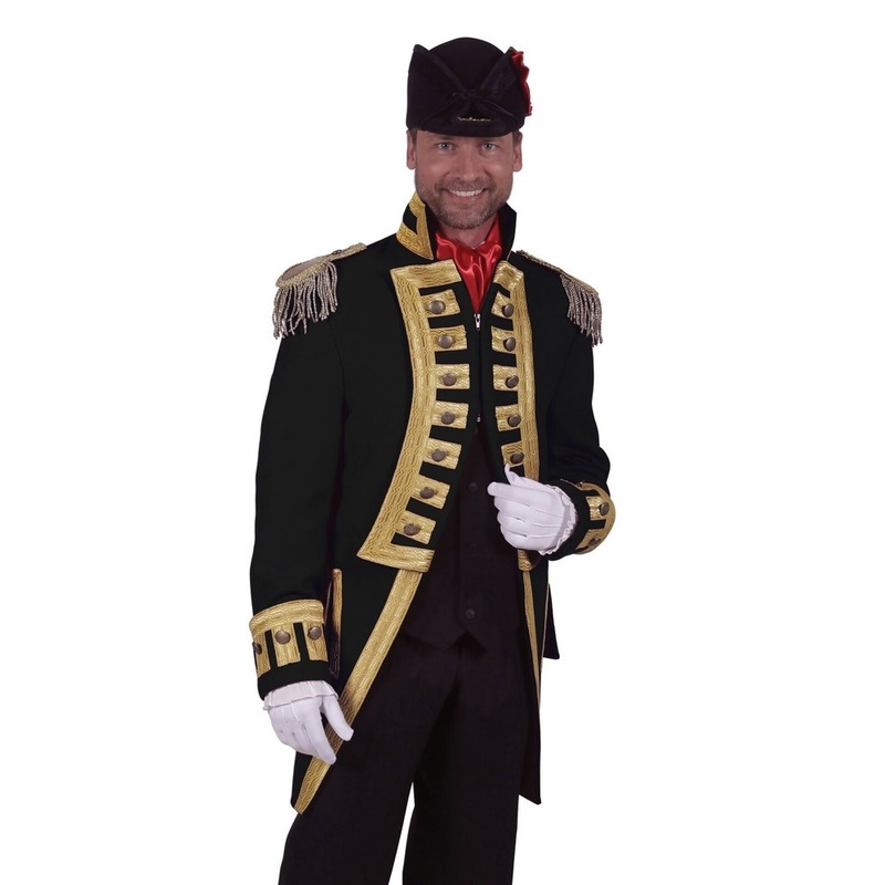 Noble guard coat in black for men S