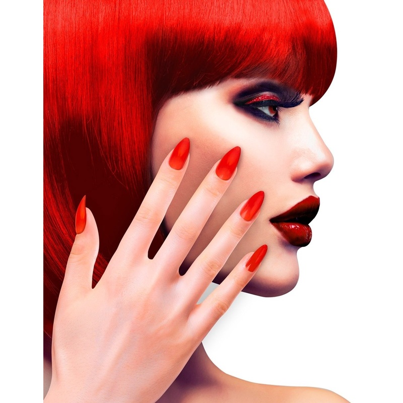 Ramona red fingernails set of 12