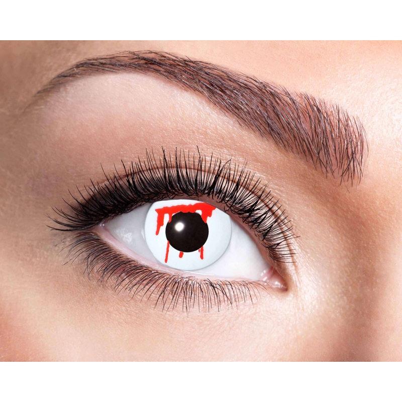 Red Blufleck 3 month contact lens