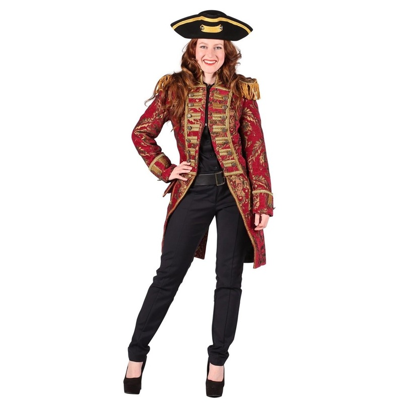 Rococo guard coat for women in red XS