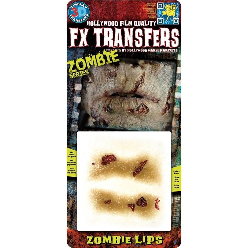 Special zombie lip make up