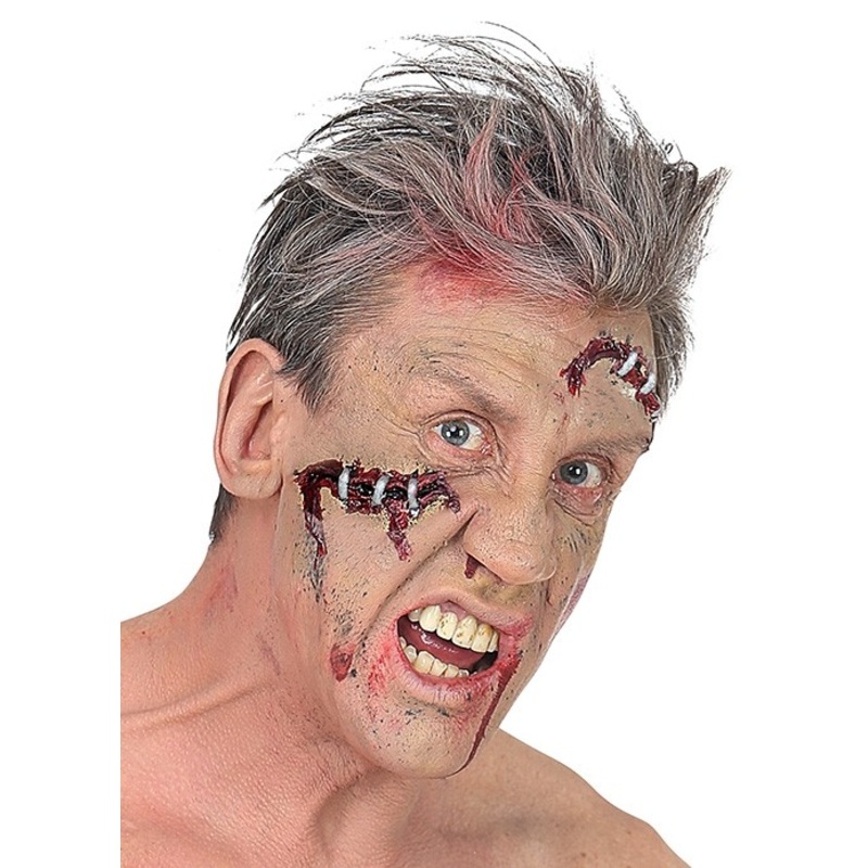 Stapled horror wounds latex application