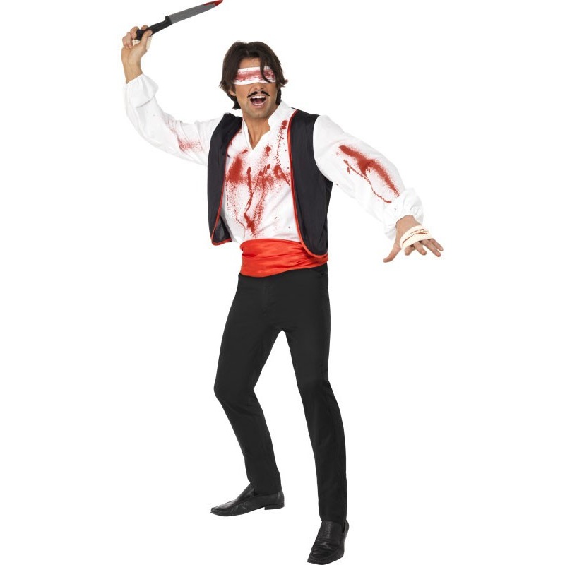 The crazy knife thrower