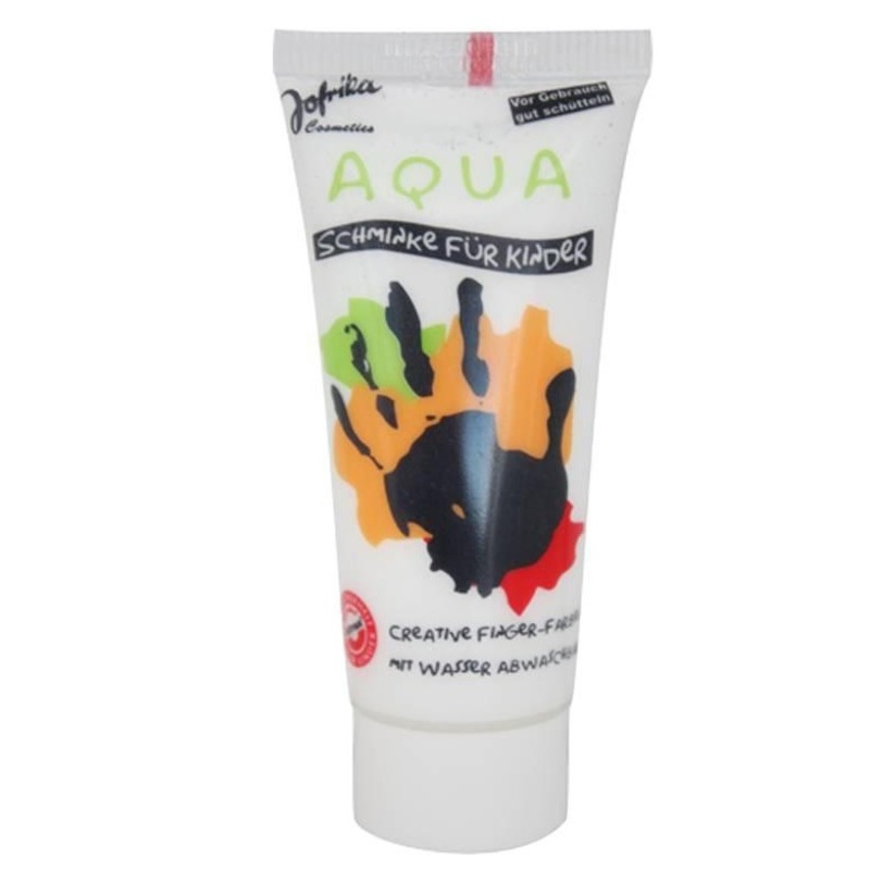 White aqua children's make-up