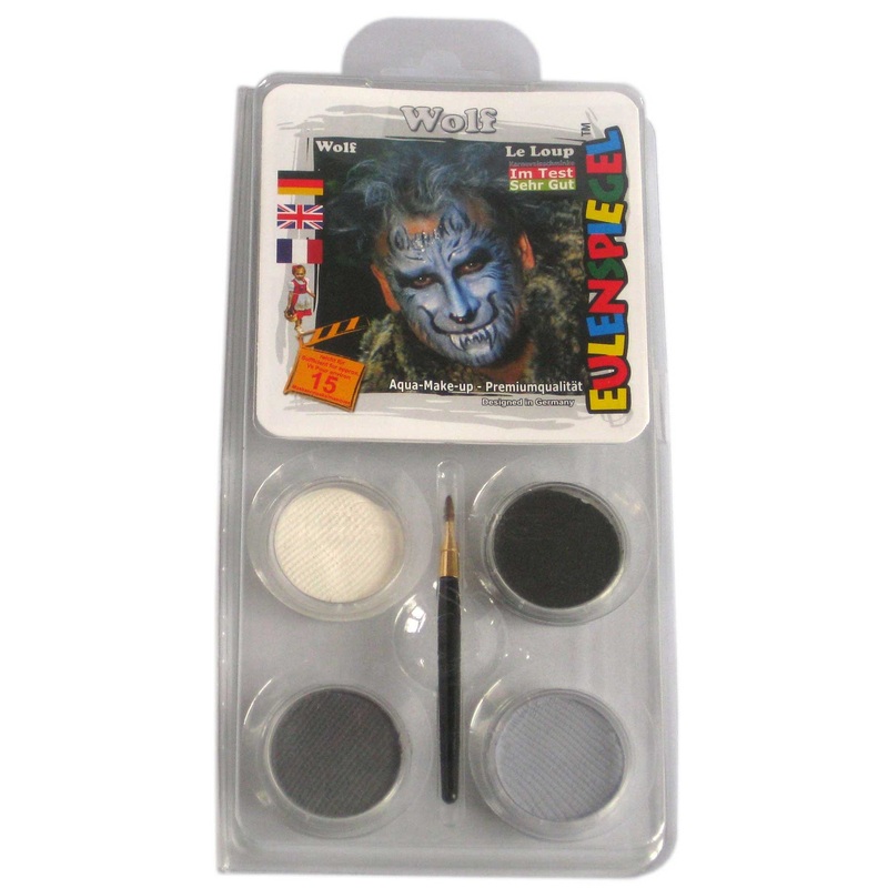 Wolf make-up set 4 colors