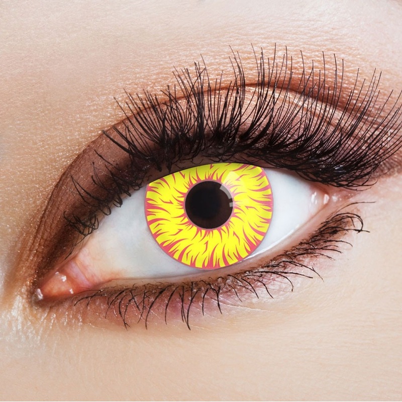 Yellow Sunshine Annual Contact Lens