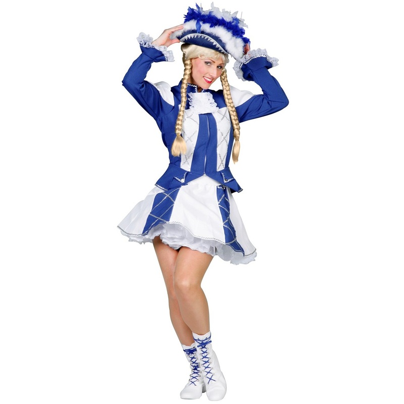 Blue and White Ballerina Costume for Women 38