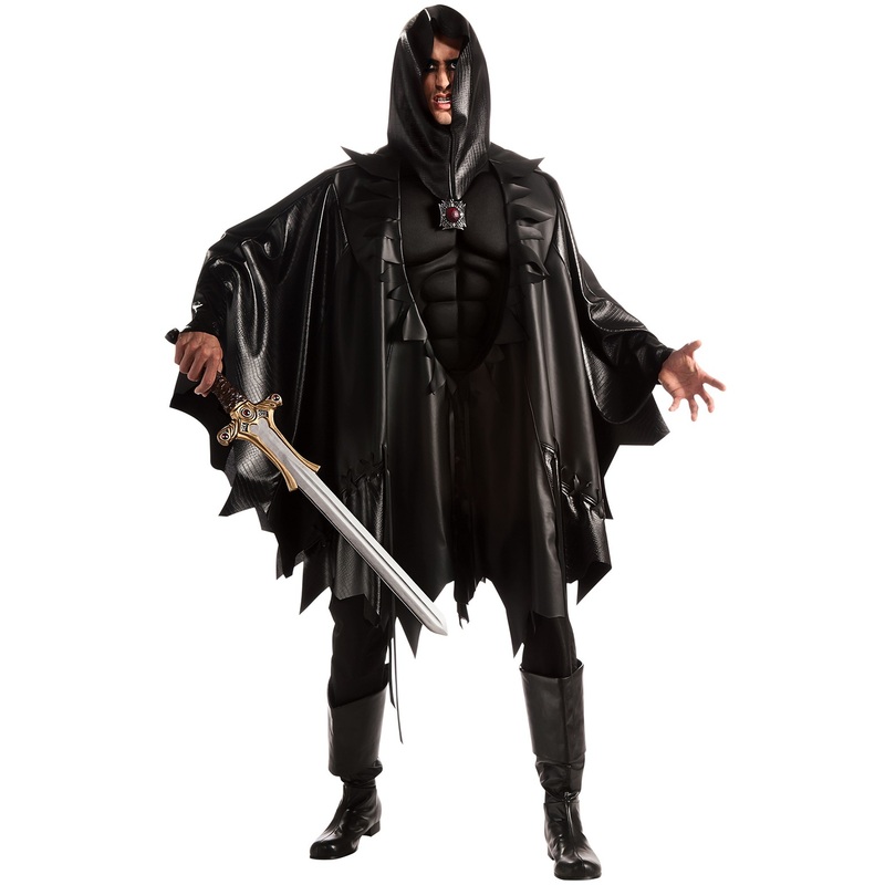 Dark inquisitor men's costume with muscles