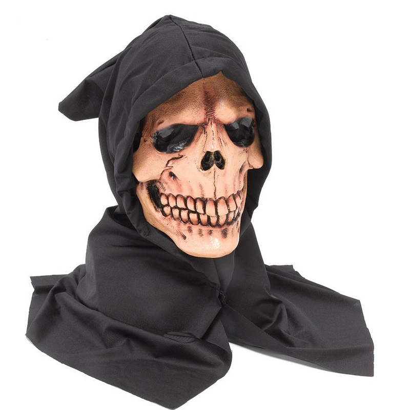 Death guard horror mask with hood