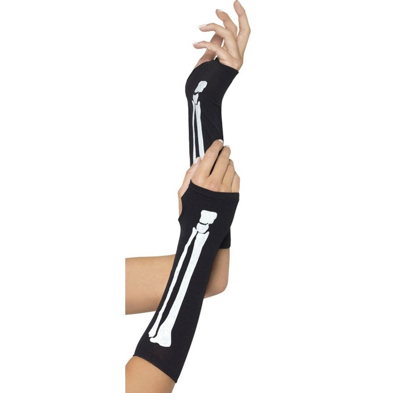 Fingerless Bone Gloves