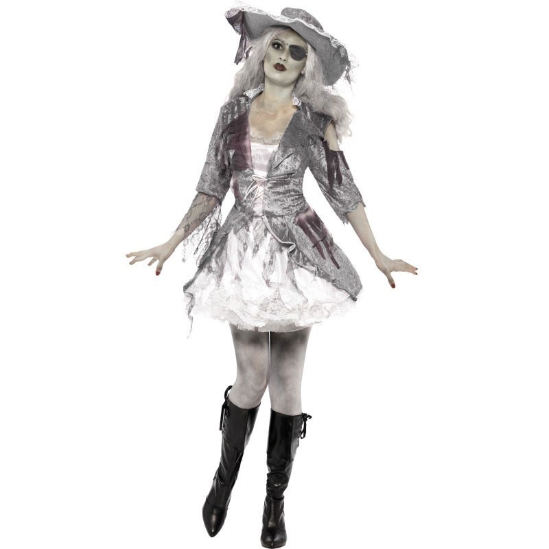 Ghost Pirate Bride Costume XS