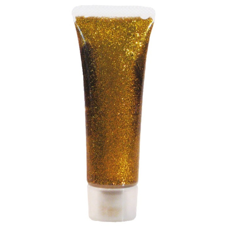 Golden glitter gel