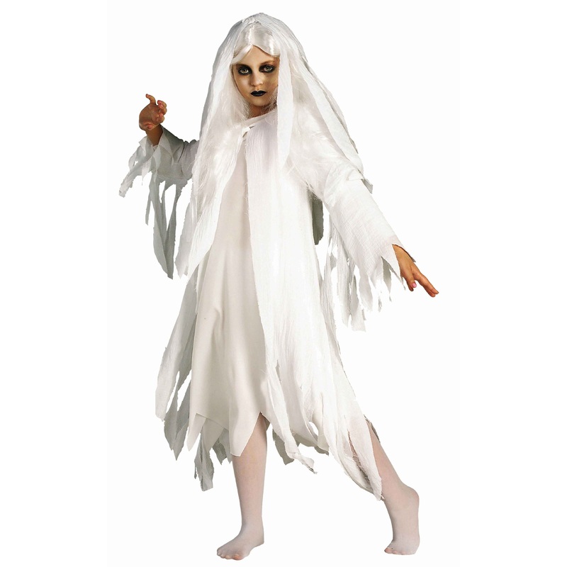 Magical white ghost costume for children M