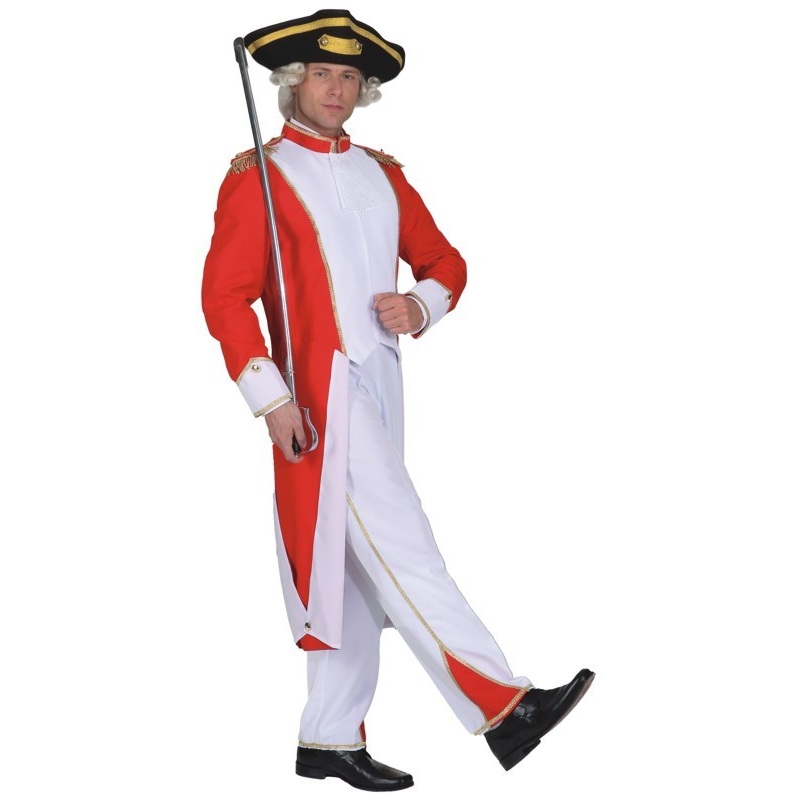 National Guard men's red costume 50