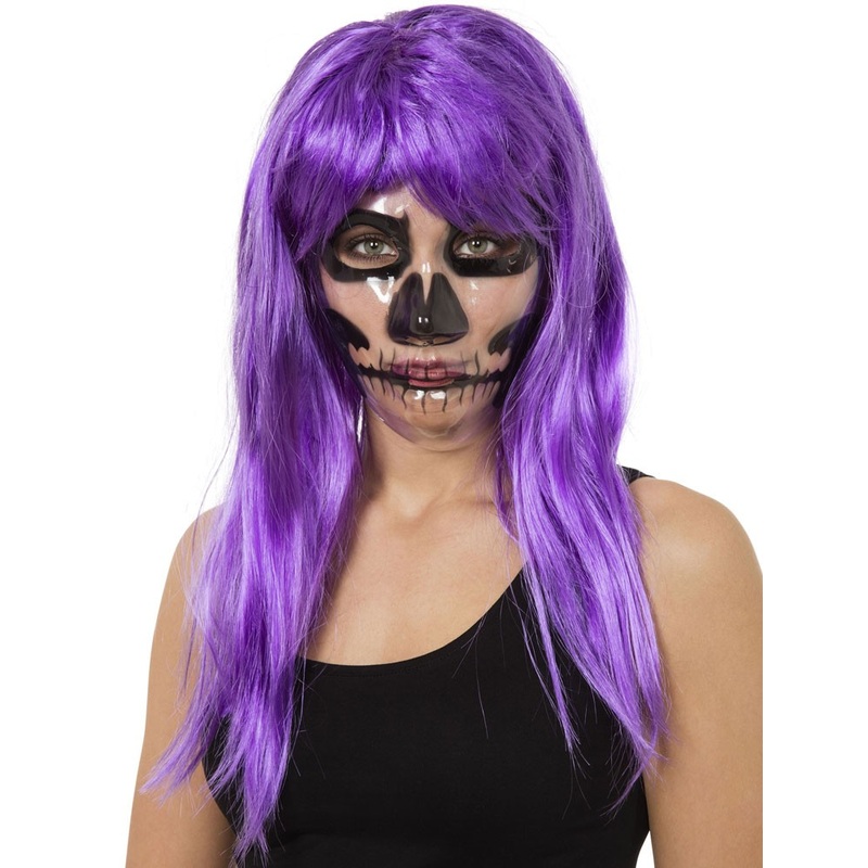 See-through Halloween skeleton mask