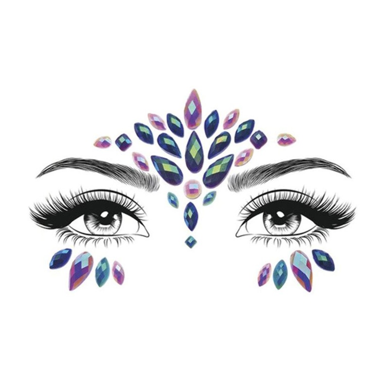 Self-adhesive gemstones Mermaid