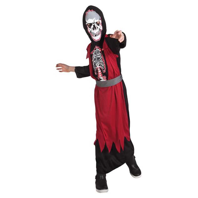 Skeleton fighter costume for kids