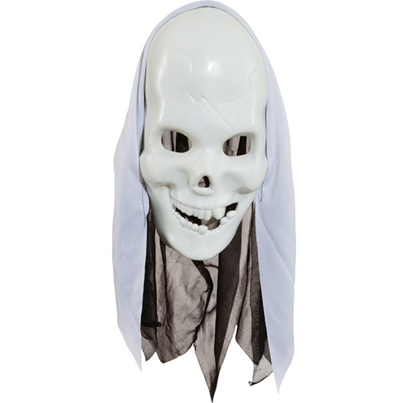 White skull ghost mask