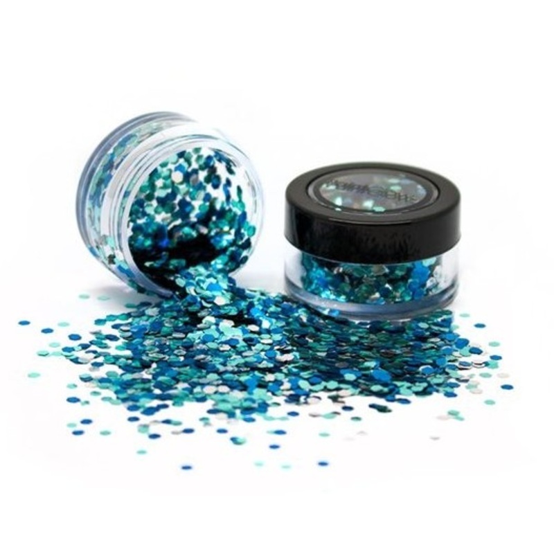 Blue glitter compostable 3g