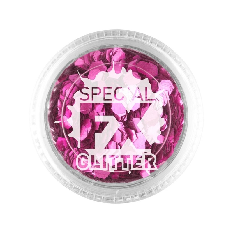 FX Special Glitter Hexagon pink 2g