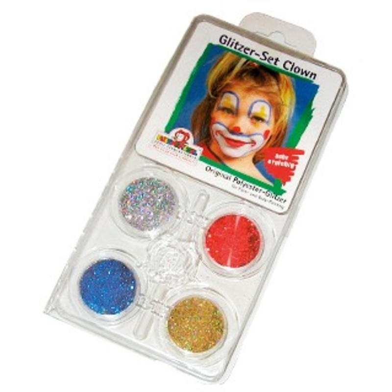 Glitter jewel set clown