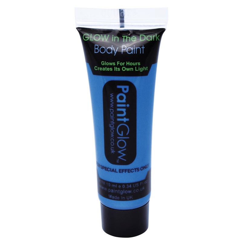 Glow In The Dark - Blue Face & Body Paint