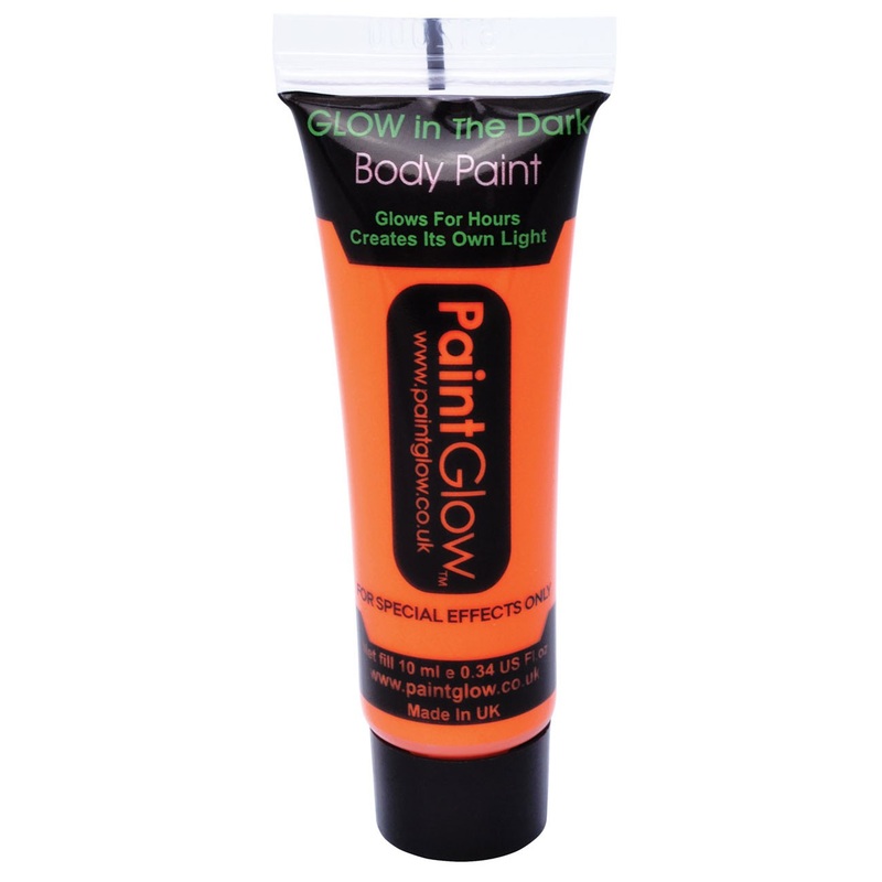 Glow In The Dark Body Make Up Orange