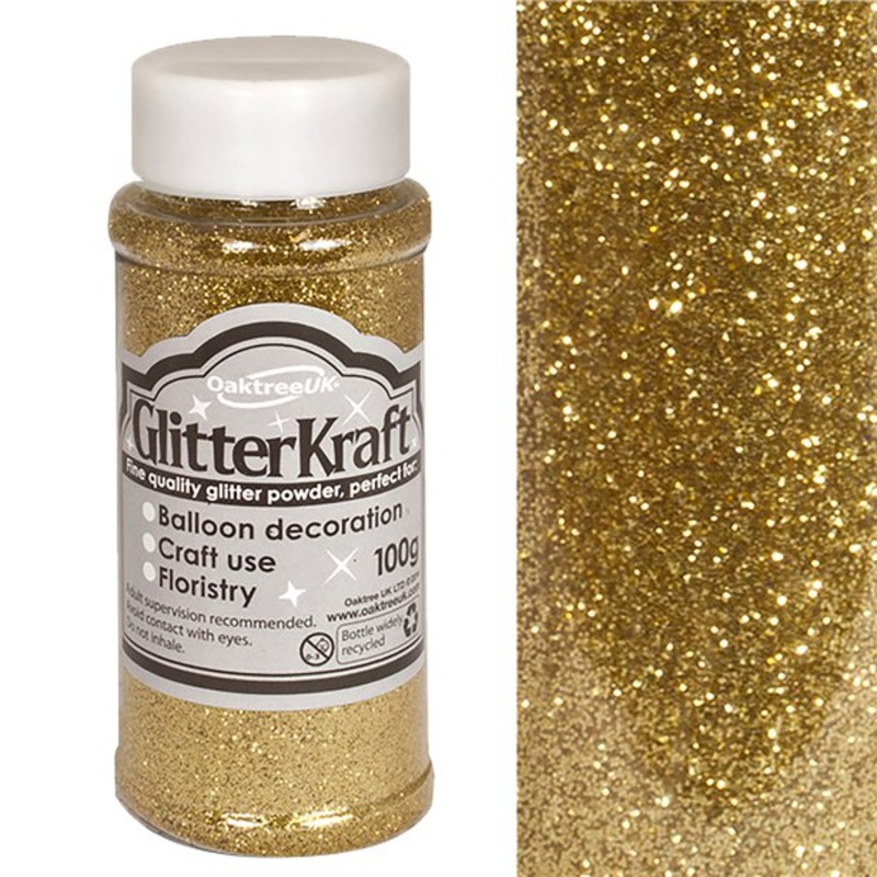 Golden balloon glitter 100g