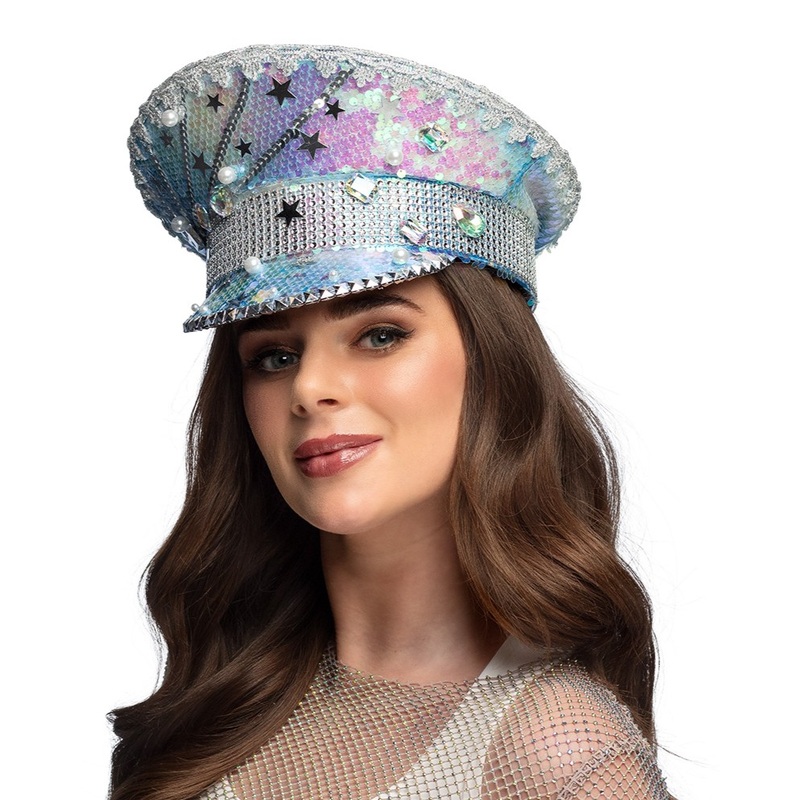 Ice Galaxy Star peaked cap