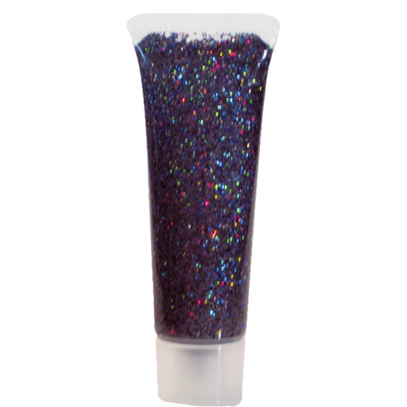 Jewel glitter gel black