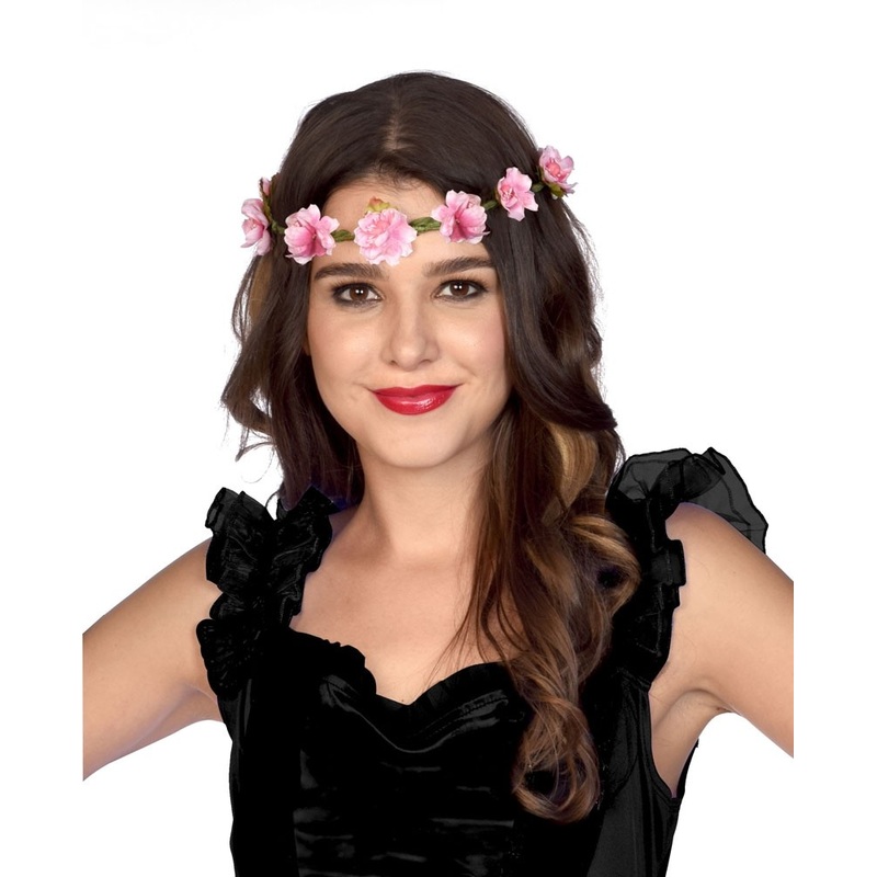 Noble cherry blossom wreath of hair