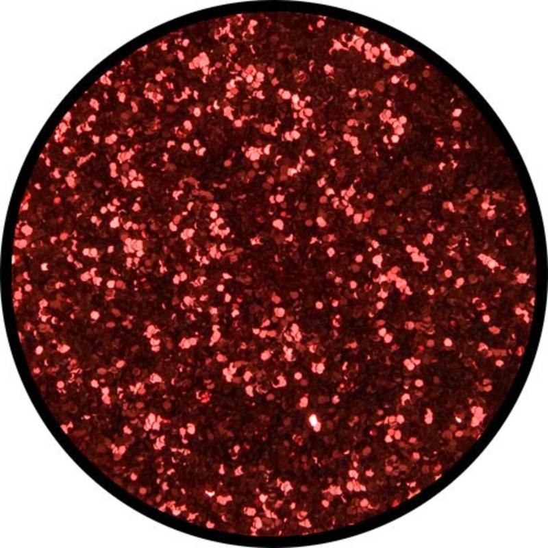 Red scatter glitter