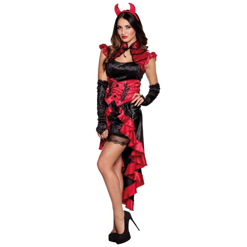 Adorable Flamenco Teufelin Ladies Costume 36-38