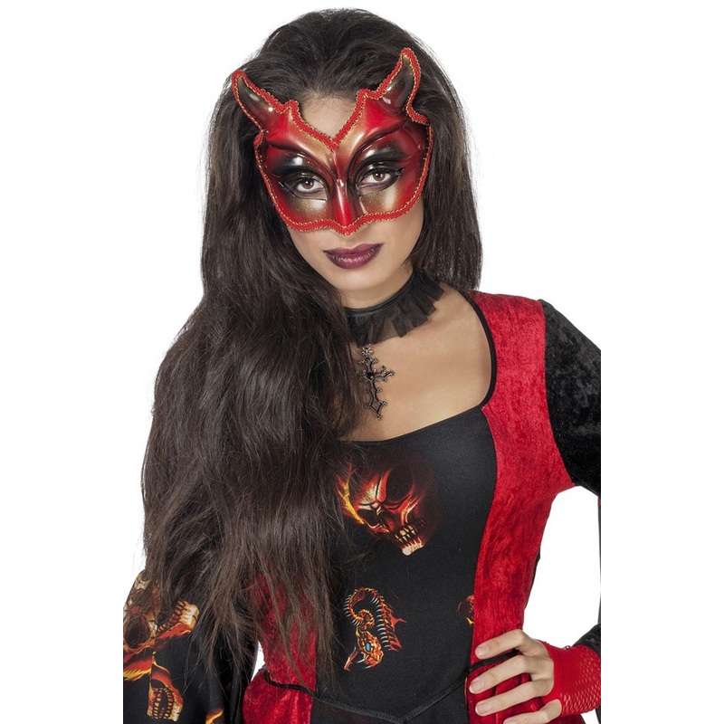 Bakina devil mask red