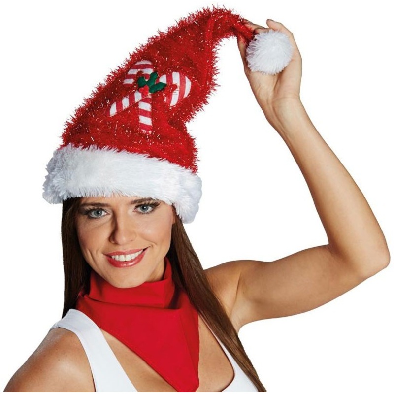 Candy canes glamor hat
