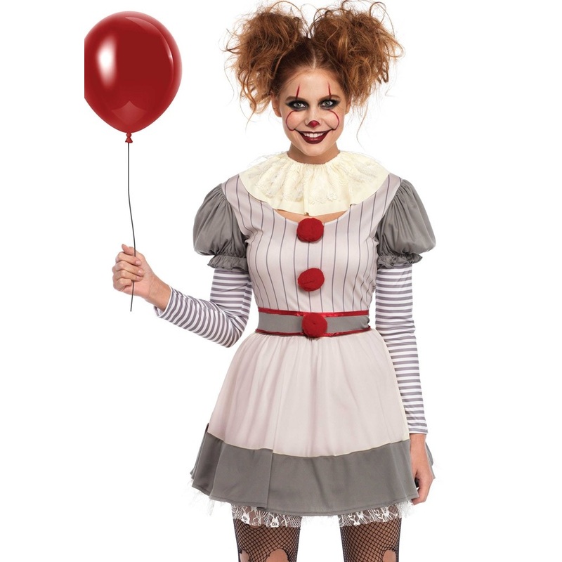 Deluxe Horror Clown Costume Ladies S-M