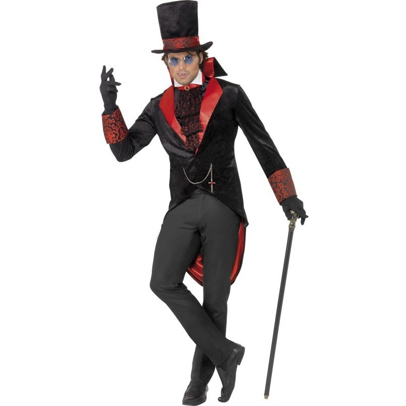 Halloween costume suit vampire Count Dracula M