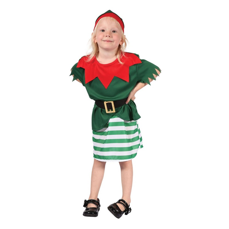 Little Christmas elf child costume 92-98