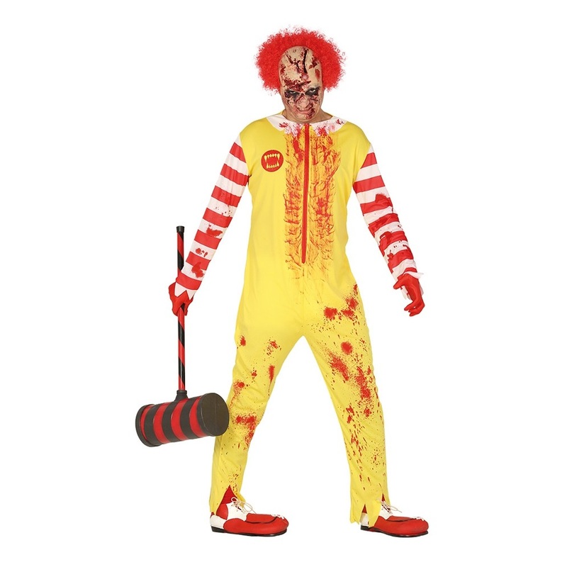 McHorror zombie clown costume