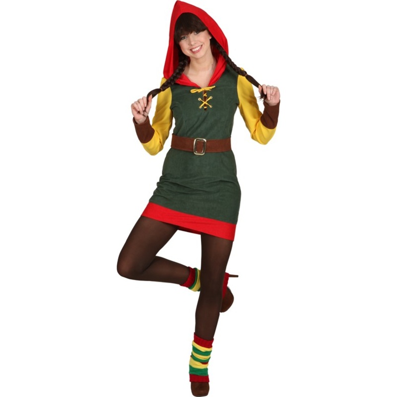 Tricolor dwarf costume for women 36