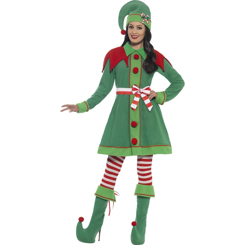 Trixi Christmas elf ladies costume S