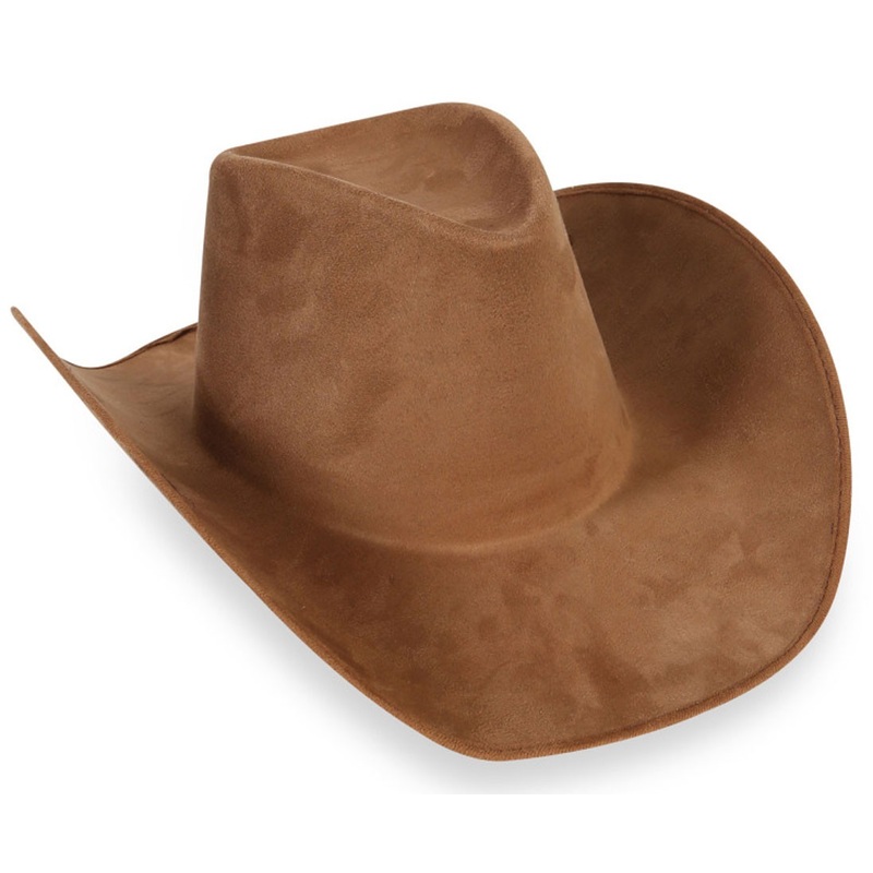 Classic cowboy hat suede look