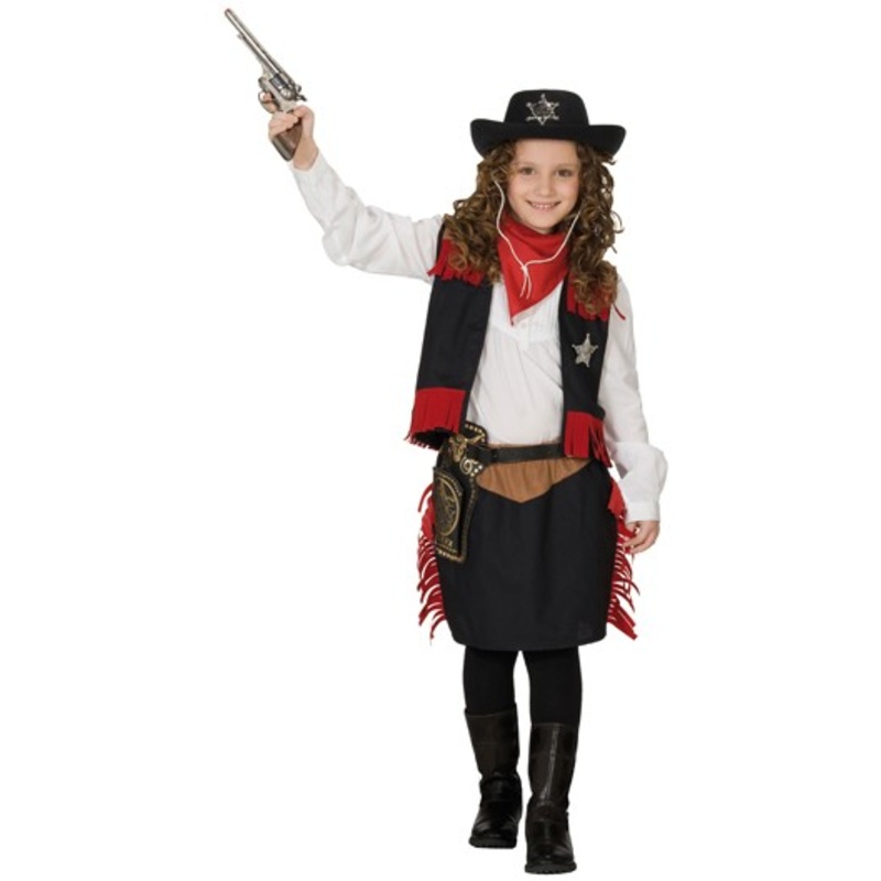 Cowgirl Sheriff kids costume 2-piece 104
