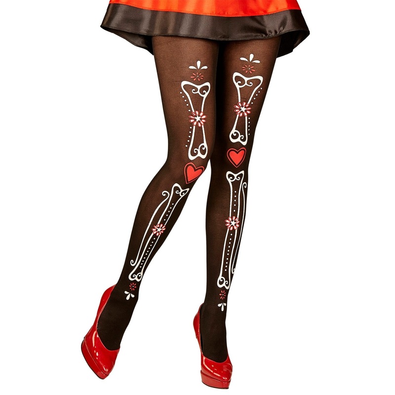 Day of the dead bone tights