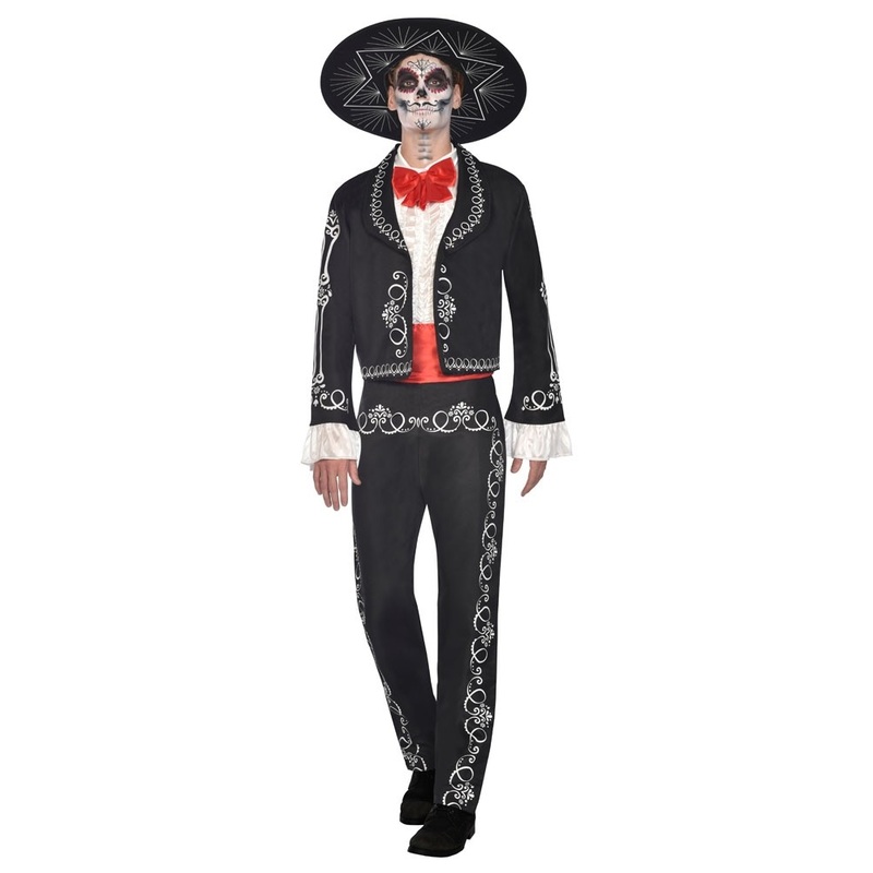 Day of the Dead Deluxe Costume Men's S