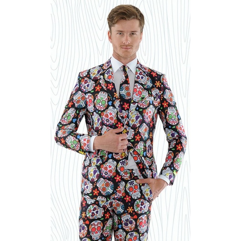 Day of the dead suit for men 48