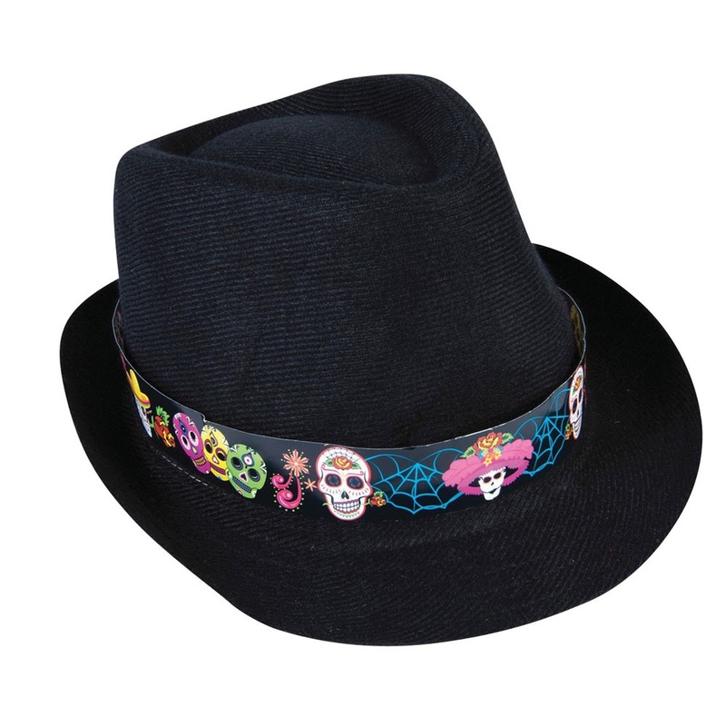 Dia De Los Muertos Fedora Hat