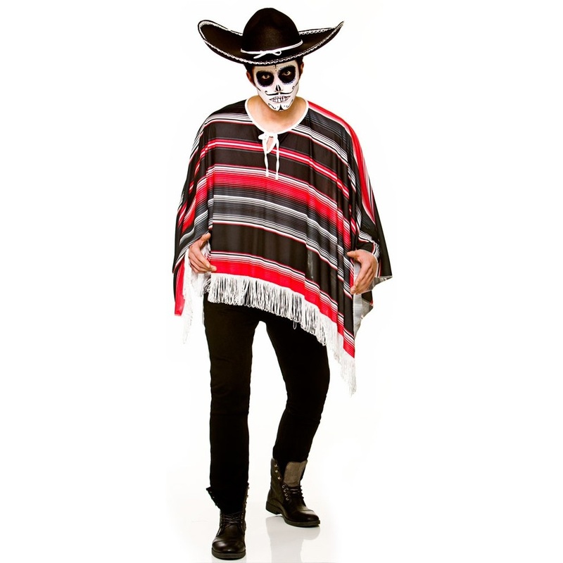 Dia De Los Muertos Poncho