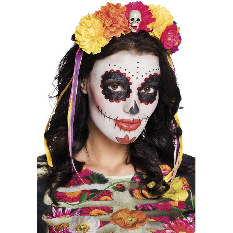 Floral Skull Headband